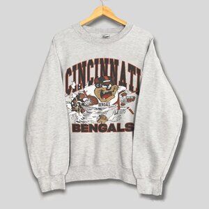 Vintage Cincinnati Bengals Football Looney Tunes Taz Sweatshirt, NFL Shirt Tee
